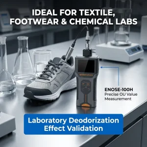 ENOSE 100H Portable Electronic Nose Odor Concentration Measurement Semiconductor Sensing High Accuracy Backlit LCD