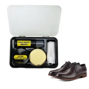 Easy Cleaning Instant Shining Leather Bag Nourishing Care Portable Shoe Polish Kit