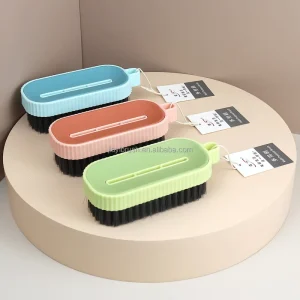 Easy Grip Household Cleaning Brush with Soft Bristles Small Shoes Clothes Laundry Brush