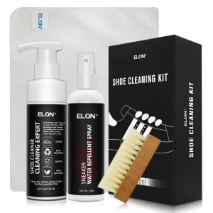 Eco Friendly Alcohol Free Foam Shoe Cleaner for White Sneakers Quick Clean Daily Care Kit