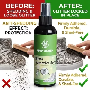 Eco Friendly Anti Shedding Glitter Protection Factory Direct Waterproof Dustproof Long Lasting Shine Clear Spray for Shoes