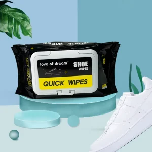 Eco Friendly Custom OEM Factory Alcohol Free Shoe Sneaker Cleaning Shoes Wet Wipes Tissue