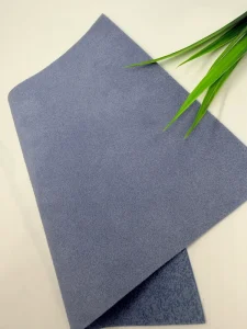 Eco-Friendly Double-Sided Suede Flocking Fabric Material Recycled Leather for Shoes Bags Car Luggage & Furniture