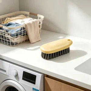 Eco-Friendly Durable PP Handheld Laundry Brush for Household Cleaning Shoes & Cloth Use All-Season