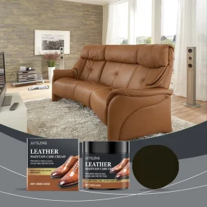 Eco Friendly Leather Care Cream for Bags Gel Shaped Brightening Cleaning & Degreasing Nourishing Formula