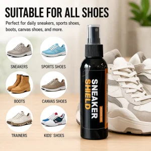 Eco Friendly Natural Ingredients Waterproof Sneakers Socks Protector Deodorant Spray Shield Nano Waterproof Formula Fine Mist