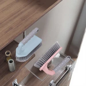 Eco Friendly PP Material Scrub Brush Natural Logo Home Cleaning Shoes and Clothes Brush