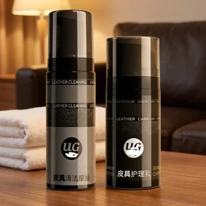 Eco Friendly Plant Based Leather Care Maintenance Liquid Cleaner Nourishing 2 in 1 100/150+70ml Genuine Leather Shoe Sofa