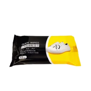 Eco Friendly Portable Shoes Cleaning Towel Wet Wipes for White Shoes Quick Cleaning Shoes Wet Wipe
