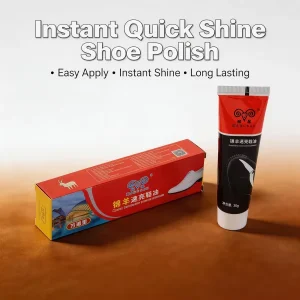Eco Friendly Raw Material 30G Instant Shine Shoe Polish Recyclable Green Packaging