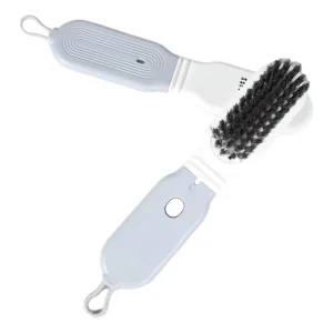 Eco-Friendly Shoe Cleaning Brush with Soft Bristles and PP Long Handle for Sneakers