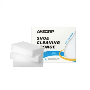 Eco Friendly Shoe Cleaning Sponge Kit Without Detergent Alcohol Free Leather Conditioner 6 Packs White