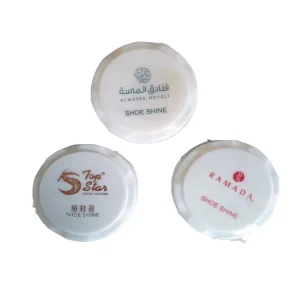 Eco Friendly Travel Size Shoe Polish with Sponge Portable Waterproof Biodegradable Organic Formula for Shoe Shine Amenities
