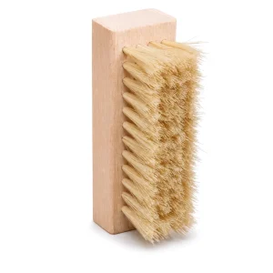 Eco Friendly Wooden Handle Shoe Cleaning Brush Natural Fiber Bristles Footwear Care Brush OEM