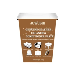 Eco Leather Care Cleaner Conditioner Paste for Leather Bags Sofas Accessories Restores Natural Beauty Non Greasy 500g