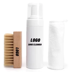 Eco friendly Customize Remove Shoe Stains Shoe Cleaning Bag with Shoe Brush and Towel Sneaker Cleaner