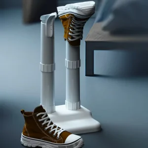 Electric Automatic and Semi Automatic Feet Shoe Boot Dryer US Plug for Household and Hotel Use Made of Plastic