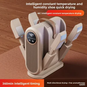 Electric Double V Portable Folding Shoe Dryer Fast Drying Timing Constant Temperature Dehumidification Deodorization Hotel