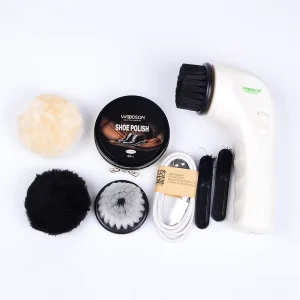Electric Multifunctional Shoe Brush for Shoe Cleaning and Polish for Leather Shoe Purse Handbag