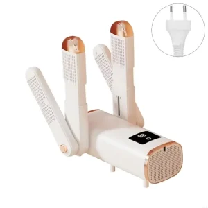 Electric Shoe Air Dryer 4 Heating Cylinders 300W ABS Automatic Close for Footwear and Addons