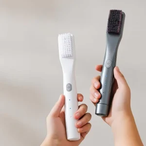 Electric Shoe Brush Cleaner Wireless Charging USB Rechargeable Shoe Polisher Portable Handheld Plastic Shoe Cleaner Brush