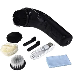 Electric Shoe Cleaner and Polisher Electric Leather Shoe Shine Polishing