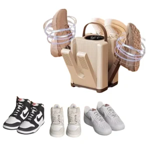 Electric Six Arm Shoe Dryer Household Use Multi Functional Compact Portable Clothes Dryer Smart Timer Dehumidifying Laundry