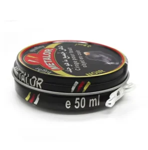 Empty Shoe Shine Wax Neutral Color Shoe Polish Tin Box