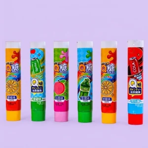 Empty Squeeze Aluminum plastic Toothpaste Shaped Tube 12.7-35mm UV Printed Logo With Screw Cap