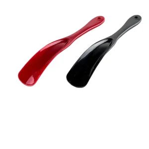Ergonomic Plastic Shoe Horn for Women Boots and Sneakers Easy Slip on Design with Hanging Hook