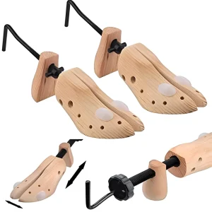 Expanding Wooden Shoe Trees Bunion Corn Blister Tree Shape for Most Shoes Stretchers for Comfort and Fit