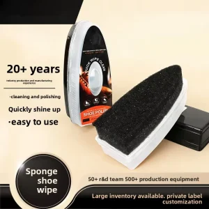 Express Shoe Shine Sponge Neutral Polish Oil storing Sponge Shoe Polish
