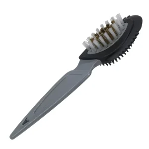 FF5502 Brass Nylon Bristles Nubuck Suede Shoes Cleaning Brush Scrubber Eraser Leather Suede Shoe Cleaner Brush