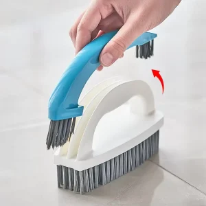 FF5995 Multifunction Kitchen Bathroom Cleaning Brush Shower Tile Shoes Scrubber 2 in 1 Household Cleaning Brush