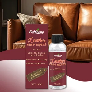 FISHLEANO Leather Care Agent Genuine Leather Sofa Set Maintenance Liquid Leather Stain Remover