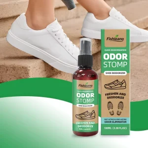 FISHLEANO Shoe and Sock Deodorizing Spray to Remove Odors Prevent Foot Odor Leave Fragrance and Clean