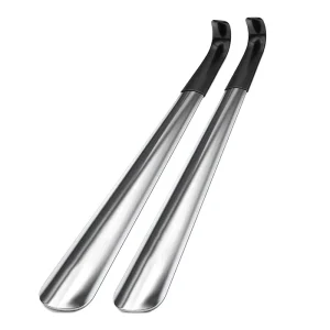 Factory 16.5″ Long Shoe Horn, Long Shoe Handle for Boots, Shoe Horns for Seniors, Men, Women, Metal Shoehorn