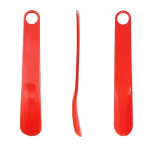 Factory 25cm Long Customized Color Fashionable O MAK Brand Lazy Shoe Helper Plastic Shoe Horn