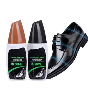 Factory 50ML Bottle Liquid Shoe Polish Leather Black Brown Colorless Cleaning and Maintenance Solution