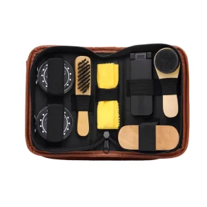Factory 7 in 1 Portable Travel Shoe Care Set Shoe Polish Shine Set Leather Shoe Care Kit