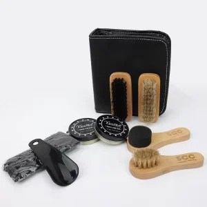 Factory 9 in 1 Travel Shoe Care Set Leather Shoe Polish Kit