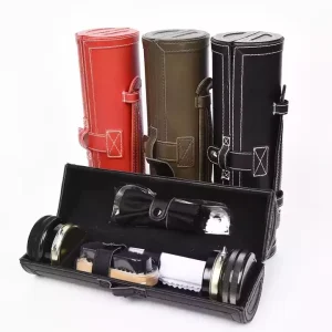 Factory Black Leather case Shoe Polish Kit Shoe Care Kit Sneakers
