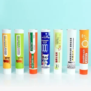 Factory Custom ABL Aluminum Plastic Empty Tube Flip Top Screw Cap Customized for Toothpaste Eyelash Packing