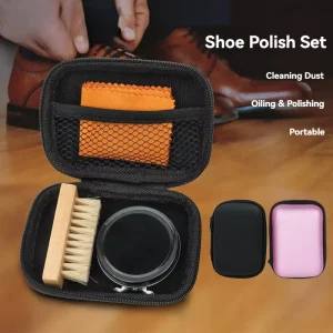 Factory Custom Box Cleaning Cream Leather Shoe Care Wax Liquid Shoe Polish Kit