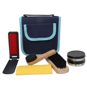 Factory Custom Brand 6 in 1 Natural Formula Shoe Care Kit Shoe Polish Set