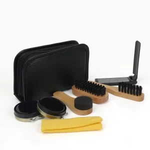 Factory Custom Brand 7 in 1 Natural Formula Shoe Care Kit Leather Shoe Polish Set