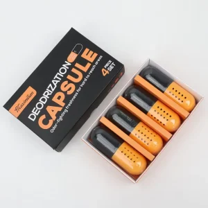 Factory Custom Logo 4 Pieces Shoe Deodorizer Pills Sneaker Shoe Deodorant Capsules Set