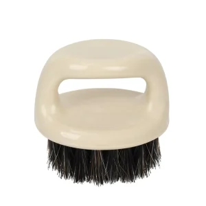 Factory Custom Logo Mini Plastic Horse Hair Shoe Cleaning Brush Shoe Brush