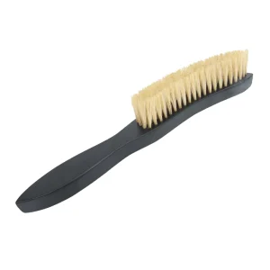 Factory Custom Logo Solid Wood Soft Wool Shoe Cleaning Brush