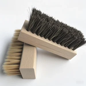 Factory Custom Logo Wood Sneaker Shoe Cleaning Brush Men’s Shoes Brush